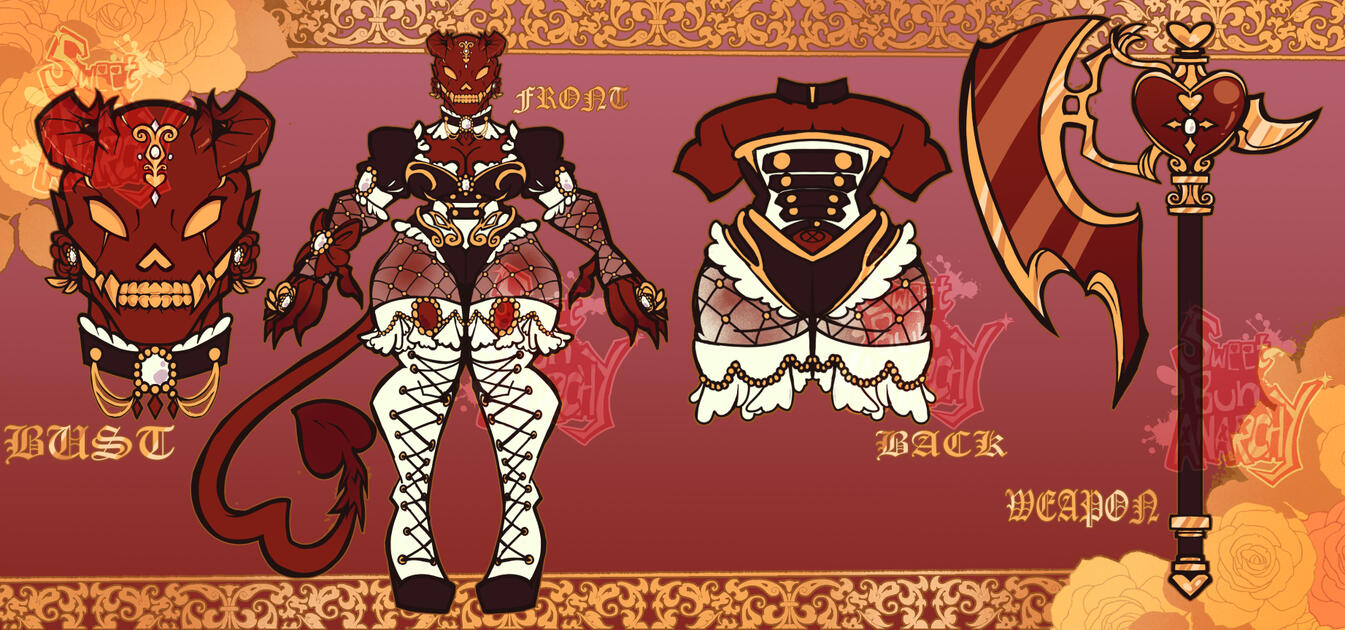 Adoptable Design- Valentine Demoness